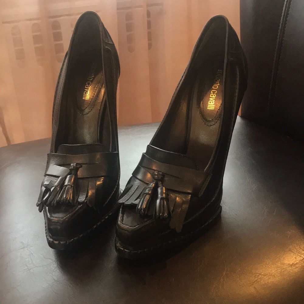 Roberto Cavalli Black Pumps